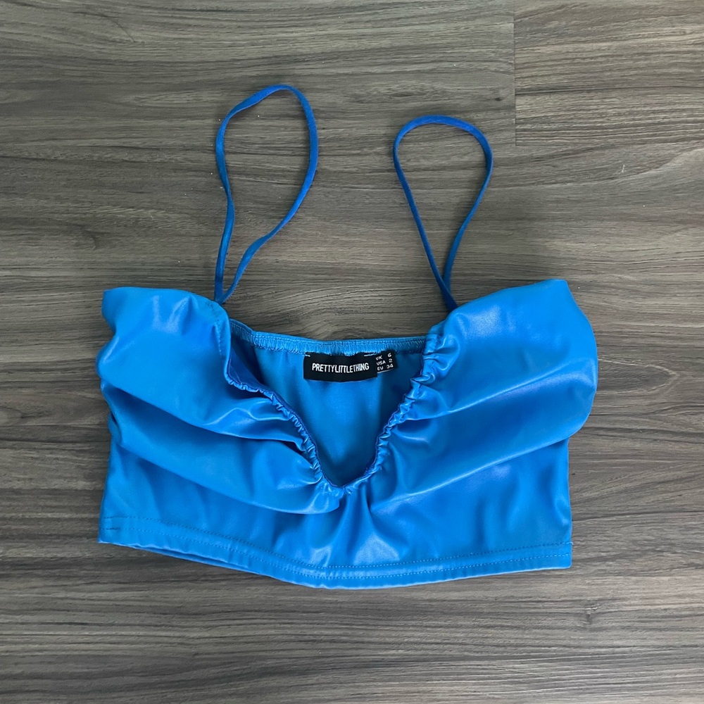 Electric blue going out top